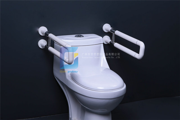 衛生間安全抓桿|U型安全衛浴扶手(帶不銹鋼工字架)LE-W09